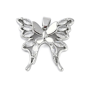 Стойки обшивки латунь кубического циркония подвески, долговечный, без кадмия и без свинца, бабочки прелести, с целью перехода в кольце