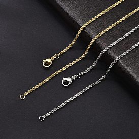 2мм латунные веревочные цепочки ожерелья для мужчин и женщин, долговечный