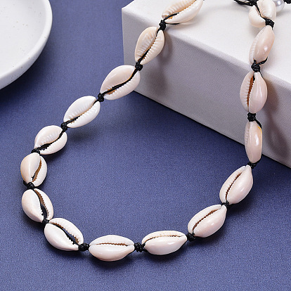 Shell Pearl Necklace for Women, Fashionable Beach Ocean Short Chain Jewelry