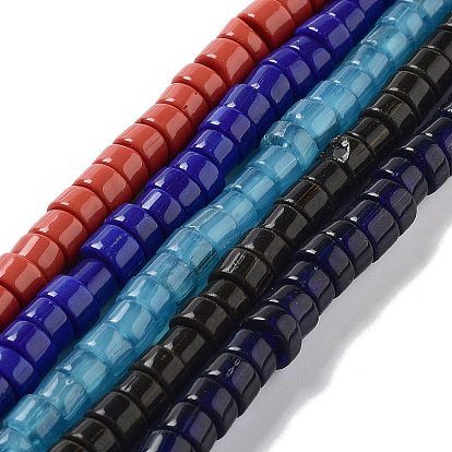 Непальские бусины лэмпворк ручной работы, колонка