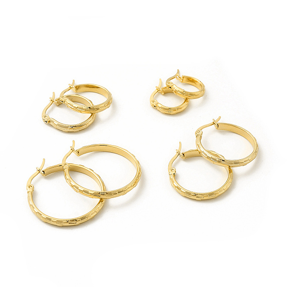 201 серьги-кольца из нержавеющей стали с 304 булавками из нержавеющей стали для женщин