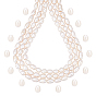 3 Strands Natural Cultured Freshwater Pearl Beads Strands, Oval