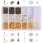 Brass Earring Hooks and Plastic Ear Nuts, Earring Backs