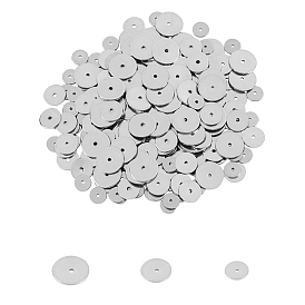 Unicraftale 304 Stainless Steel Bead Spacrs, Flat Round/Disc