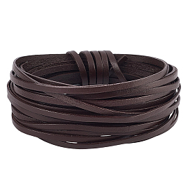 5 шнуры из коровьей кожи для рукоделия