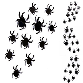 Halloween Theme PET Self-Adhesive Stickers, Waterproof 7D Spider Decals for Water Bottles Laptop Phone Skateboard Decoration