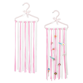 Подставка для заколок и шпилек из сплава и пластика, органайзер для хранения., с полиэфирной веревкой, форма вешалки