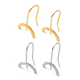 925 Sterling Silver Stud Earrings Findings, Arch