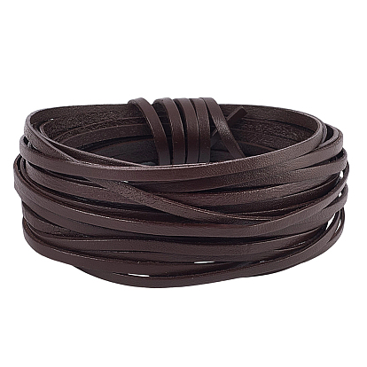 5 шнуры из коровьей кожи для рукоделия