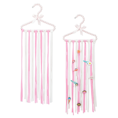 Подставка для заколок и шпилек из сплава и пластика, органайзер для хранения., с полиэфирной веревкой, форма вешалки