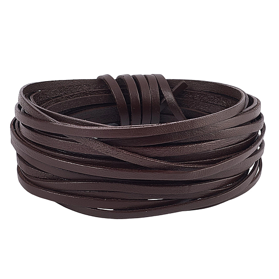 5 шнуры из коровьей кожи для рукоделия