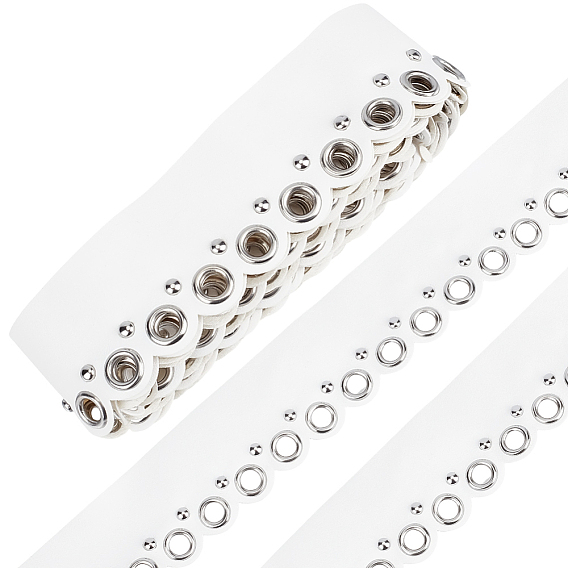 2 mètres de ruban PU, avec du fer, accessoires en dentelle pour vêtements