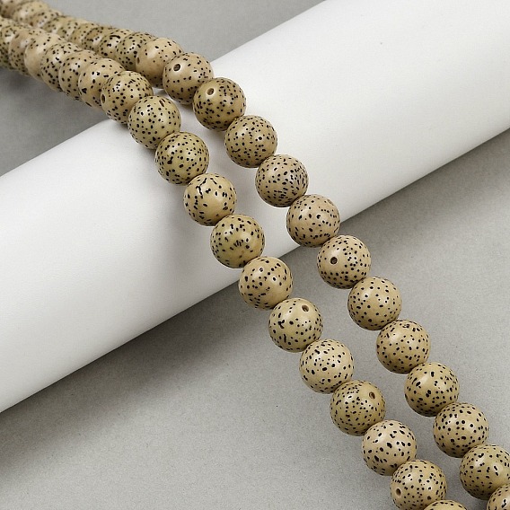 Натуральные бусины из семян рудракши бодхи, мала молитвенные круглые бусы, бусины Будды, круглые