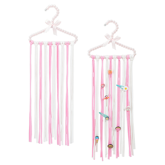 Подставка для заколок и шпилек из сплава и пластика, органайзер для хранения., с полиэфирной веревкой, форма вешалки