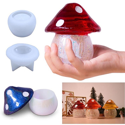 Moules en silicone pour boîte de rangement, moules de dessous de verre en résine, pour la résine UV, fabrication artisanale de résine époxy