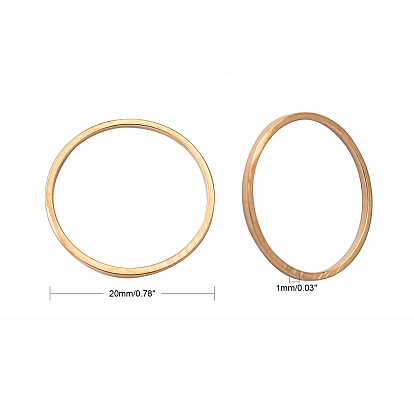 Brass Linking Rings, Lead Free & Nickel Free, Ring