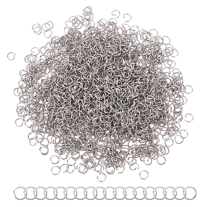 1500Pcs 304 Stainless Steel Open Jump Rings