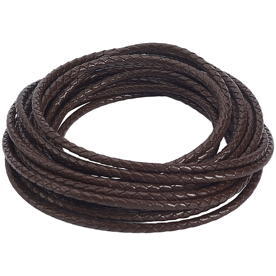 5м круглый плетеный шнур из коровьей кожи для писем