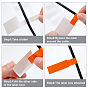 CRASPIRE 20 Sheets 10 Colors PVC Self-Adhesive Identification Cable Label Pasters, Waterproof Writable Cord Wire Label Tags, Organize Markers