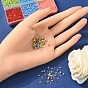 4302Pcs 6 Style 12/0 Round Glass Seed Beads, Opaque & Transparent Colours Luster