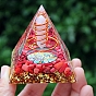 Orgone Pyramid, Resin Craft Healing Pyramids, for Chakra Meditation, Spiritual Balance