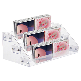 3-ярусный органайзер для флаконов лака для ногтей из пластика., прямоугольные