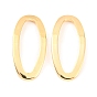 Латунные соединительные колечки, без кадмия, без никеля и без свинца, изогнутый овальный разъем