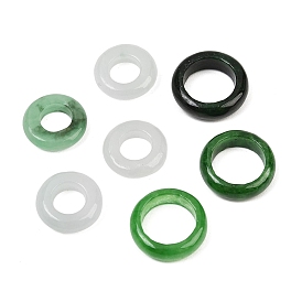 Natural Myanmar Jade/Burmese Jade Linking Rings, Ring