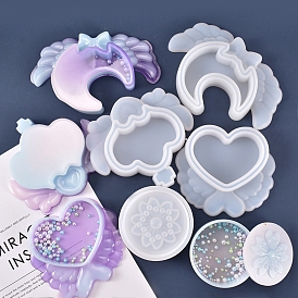 DIY Silicone Storage Box Molds, Resin Casting Molds, For UV Resin, Epoxy Resin Jewelry Making