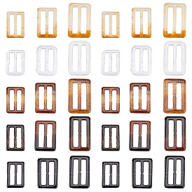 30 шт. 15 прямоугольные застежки из полимерной пряжки, для кукольной тесьмы, обвязочные мешки, аксессуары для одежды