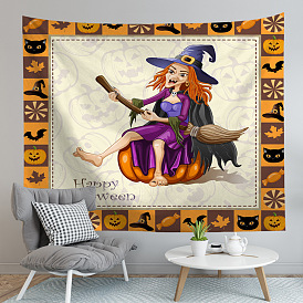 Hanging Decorative Fabric Halloween Printed Tapestry