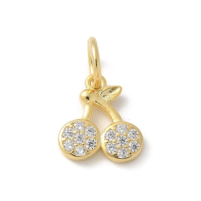 S925 кулон из стерлингового серебра, с кубического циркония, вишня