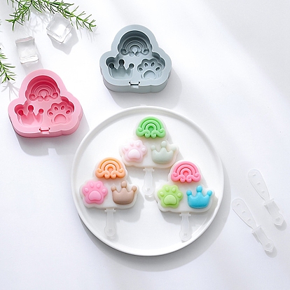 Food Grade Ice Cream DIY Silicone Molds, Fondant Molds, Resin Casting Molds, for Chocolate, Candy, UV Resin & Epoxy Resin Craft Making