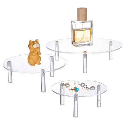 3шт. 3 размеры круглый акриловый держатель для подставки под дисплей