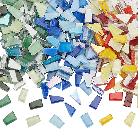 291шт 3цвета фарфоровая мозаичная плитка, для поделок из мозаики своими руками, рамы для картин, самородки