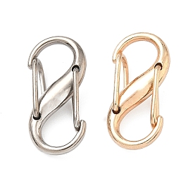Пружинные застежки для ключей из сплава с двойным карабином S, Карабины для скалолазания для женщин и мужчин для кемпинга и рыбалки