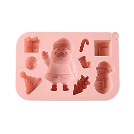 Christmas Cake DIY Food Grade Silicone Mold, Cake Molds (Random Color is not Necessarily The Color of the Picture)