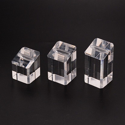 Acryl-Ring-Displays, für Fingerring-Displayständer, Rechteck