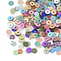 Ornament Accessories, PVC Plastic Paillette/Sequins Beads, Frosted, Flat Round