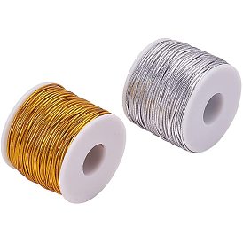 Round Elastic Cord, with Polyester Outside and Rubber Inside