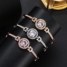Chic and Elegant Diamond Bracelet for Women - Versatile, Minimalist Design with a Touch of Luxury