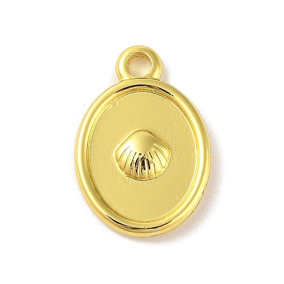 304 подвески из нержавеющей стали, овал с подвеской-ракушкой