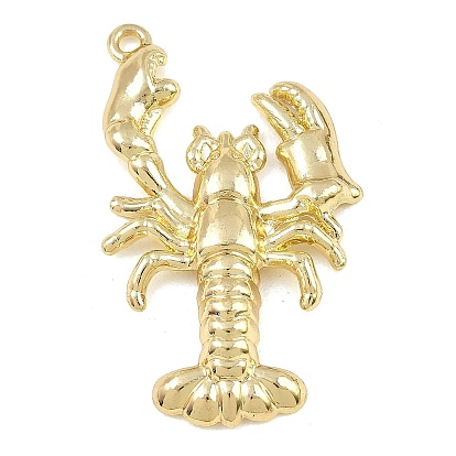 Подвески из сплава , омары-талисманы, стойки покрытие