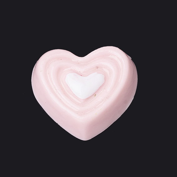 Resin Cabochons, Heart