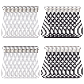 2шт 2 цвета полиэфирного шнура мобильные ремни, с железной фурнитурой с платиновым покрытием