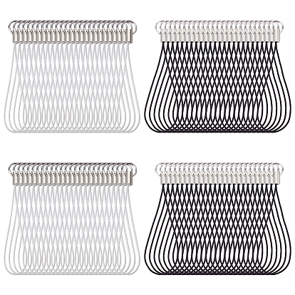 2шт 2 цвета полиэфирного шнура мобильные ремни, с железной фурнитурой с платиновым покрытием