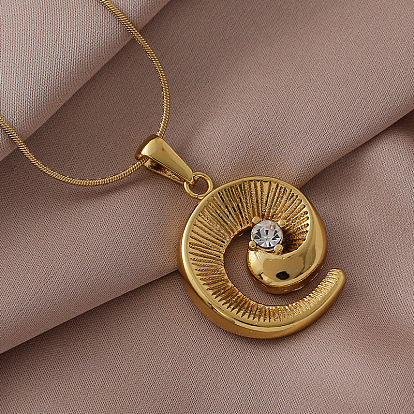 304 Женские подвески в форме спирали из нержавеющей стали