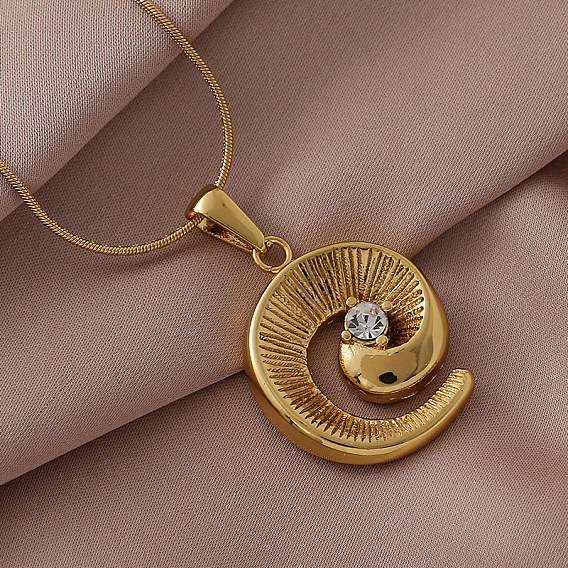 304 Женские подвески в форме спирали из нержавеющей стали