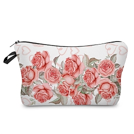 Polyester with Sponge Cosmetic Bag, Rectangle