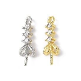 Латунь микропаве из кубического циркония, для полуразрушенной бусины, без свинца и без кадмия, долговечный, стойки покрытие